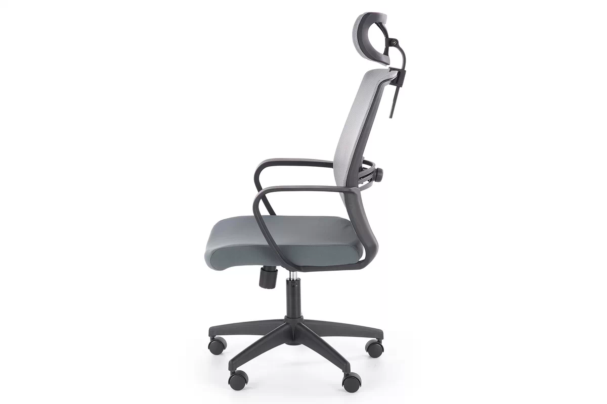 Kancelárska stolička ARSEN - sivá Kancelárske kreslo Arsen z rekulowanym podparciem plecow - popol