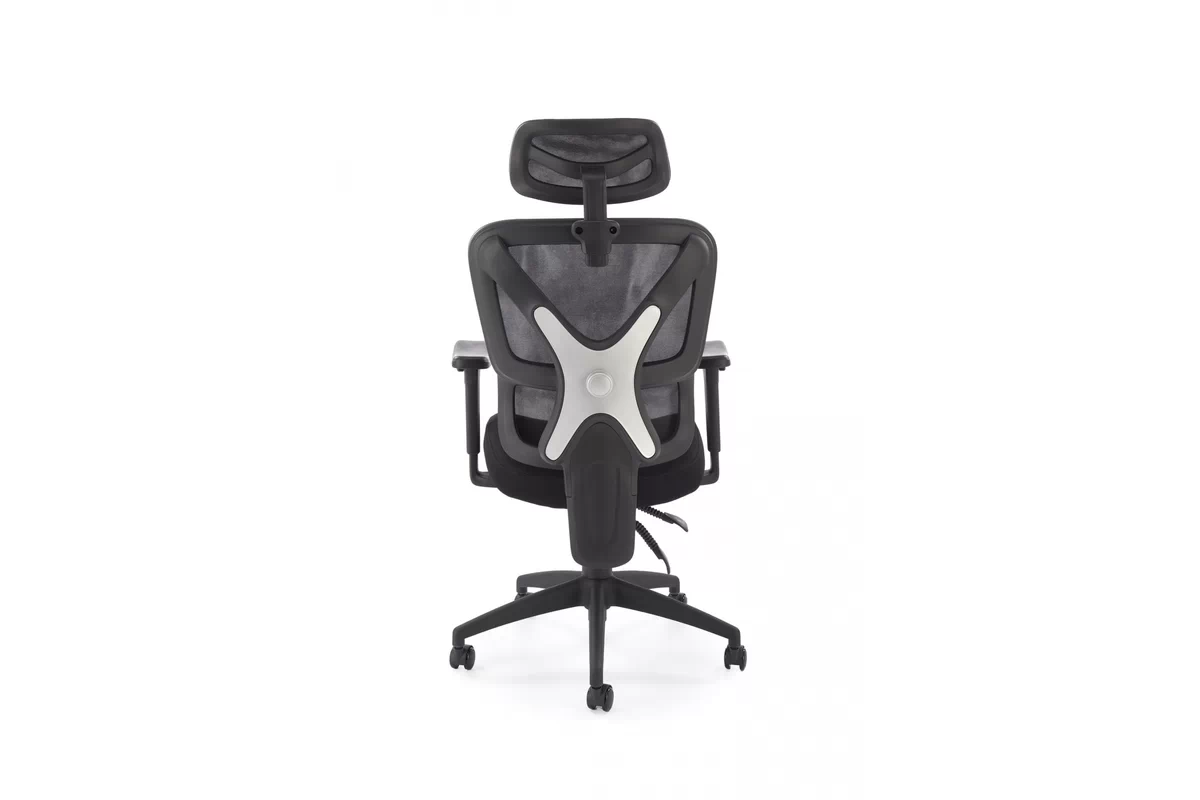 Ergonomické kancelárske kreslo Lorendi otočné - čierna ekokoža Kreslo ergonomiczny Lorendi otočna - Čierny 