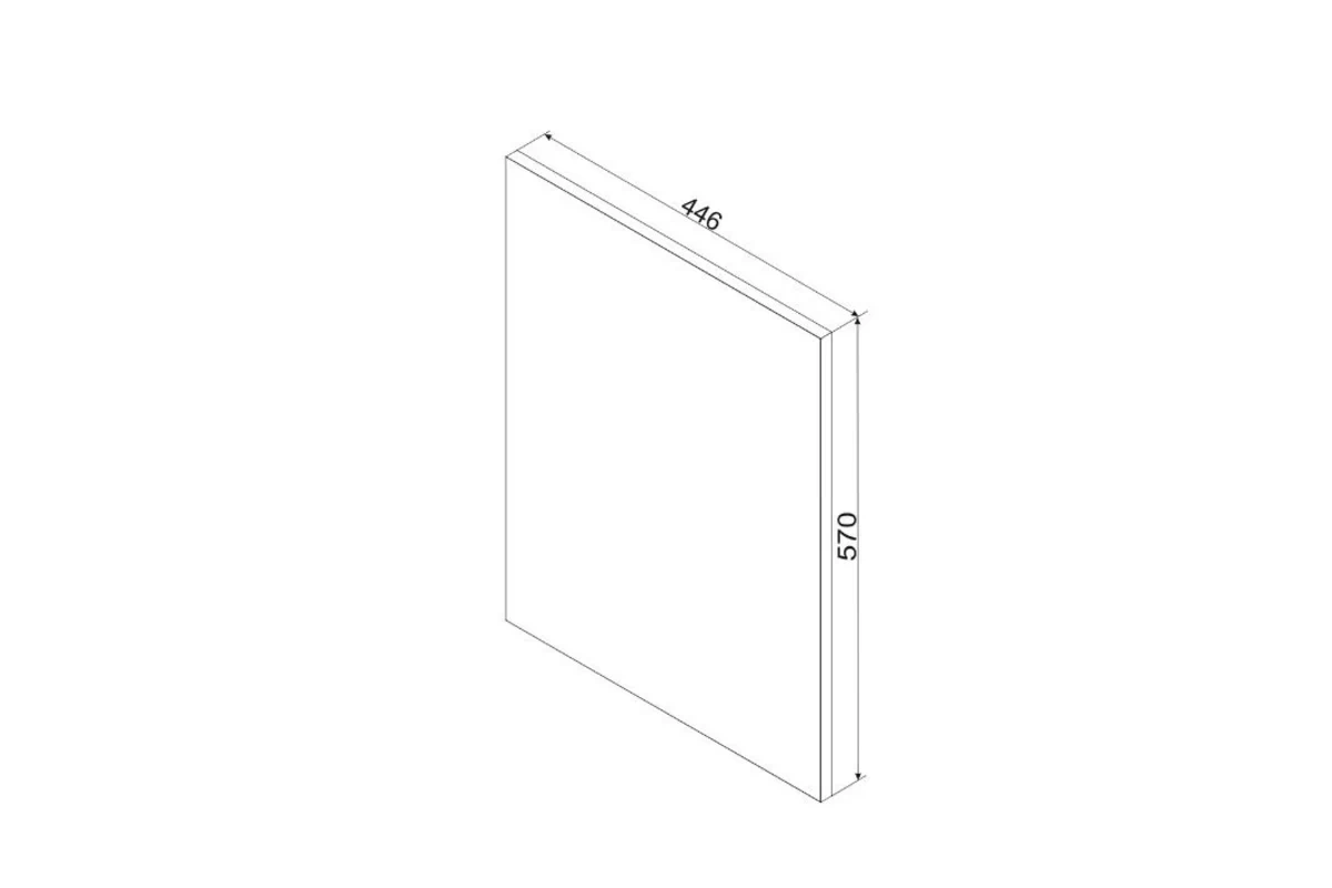 Predná časť do riadu umývačky 45cm Gianna FZ45 PO s odkrytým panelom - biely mat Predná časť do riadu umývačky 45cm Gianna FZ45 PO s odkrytým panelom - biely mat