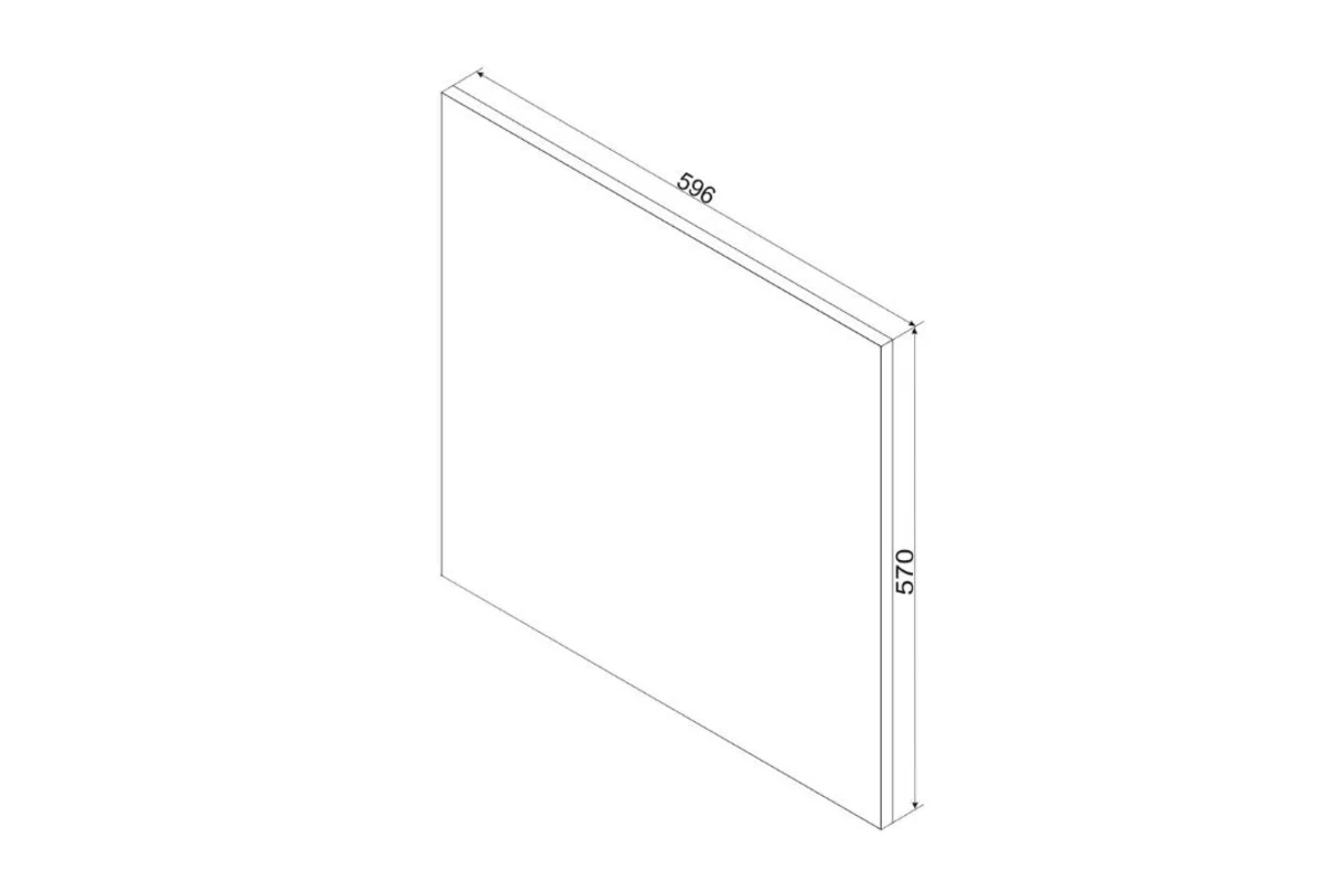 Predná časť do riadu umývačky 60cm Gianna FZ60 PO s odkrytým panelom - biely mat Predná časť do riadu umývačky 60cm Gianna FZ60 PO s odkrytým panelom - biely mat