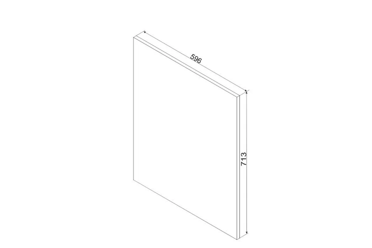 Predná časť do riadu umývačky 60cm Gianna FZ60 PZ s krytým panelom - biely mat Predná časť do riadu umývačky 60cm Gianna FZ60 PZ s krytým panelom - biely mat