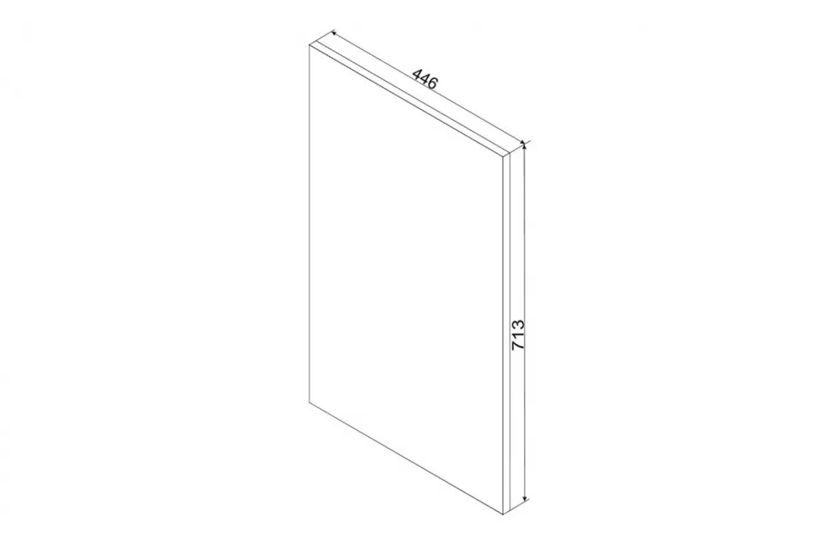 Natalia Bílý lesk PŘEDNÍ ČÁST MYČKY 45 P.Z. - panel zakrytý Přední část myčky nádobí 45cm Natalia FZ45 PZ se skrytým panelem - bílý lesk