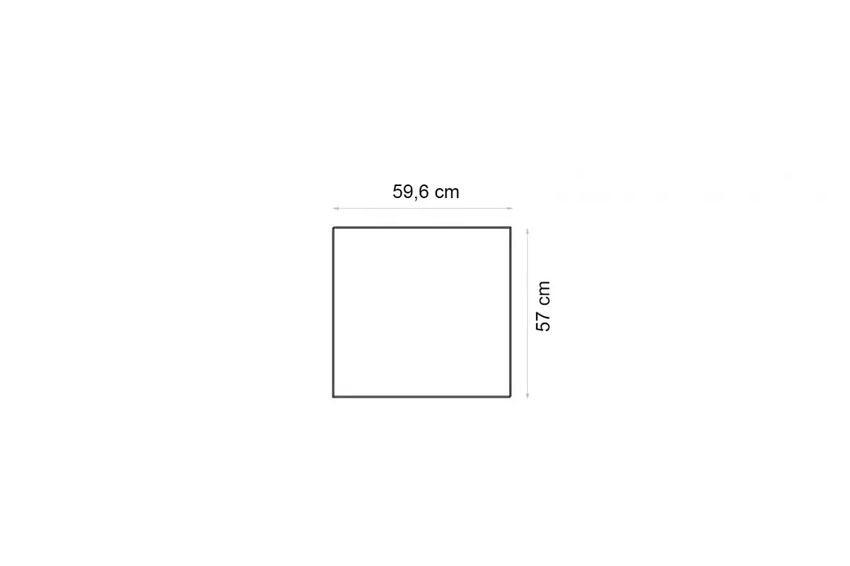 Leonardi ZM 570x596 - dvierka na umývačku 60 cm s odkrytým panelom Predná časť do umývačky 60cm Leonardi ZM 570x596 s odkrytým panelom - jodelka 