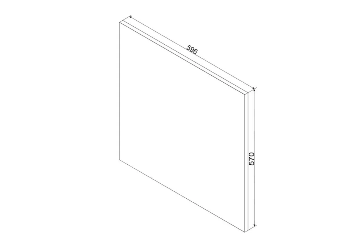 Natalia biely lesk Dvierka na umývačku 60 P.O. - panel odkrytý Predná časť do umývačky 60cm Natalia FZ60 PO s odkrytým panelom - biely lesk