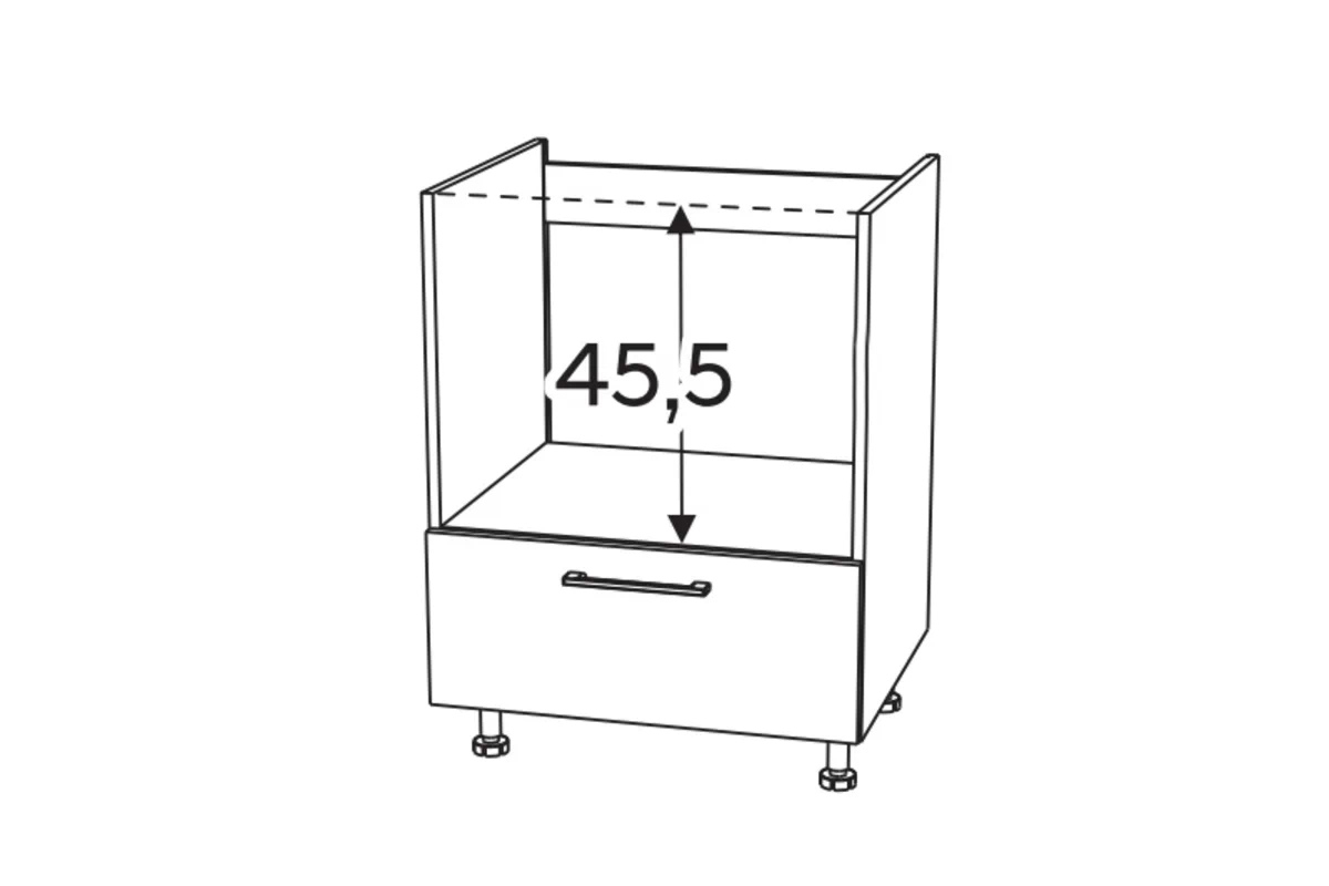 KAMMONO F11 DPK60 - Skrinka Kuchynská pod zabudowe kompaktowego piekarnika KAMMONO F11 DPK60 - Skrinka Kuchynská pod zabudowe kompaktowego piekarnika