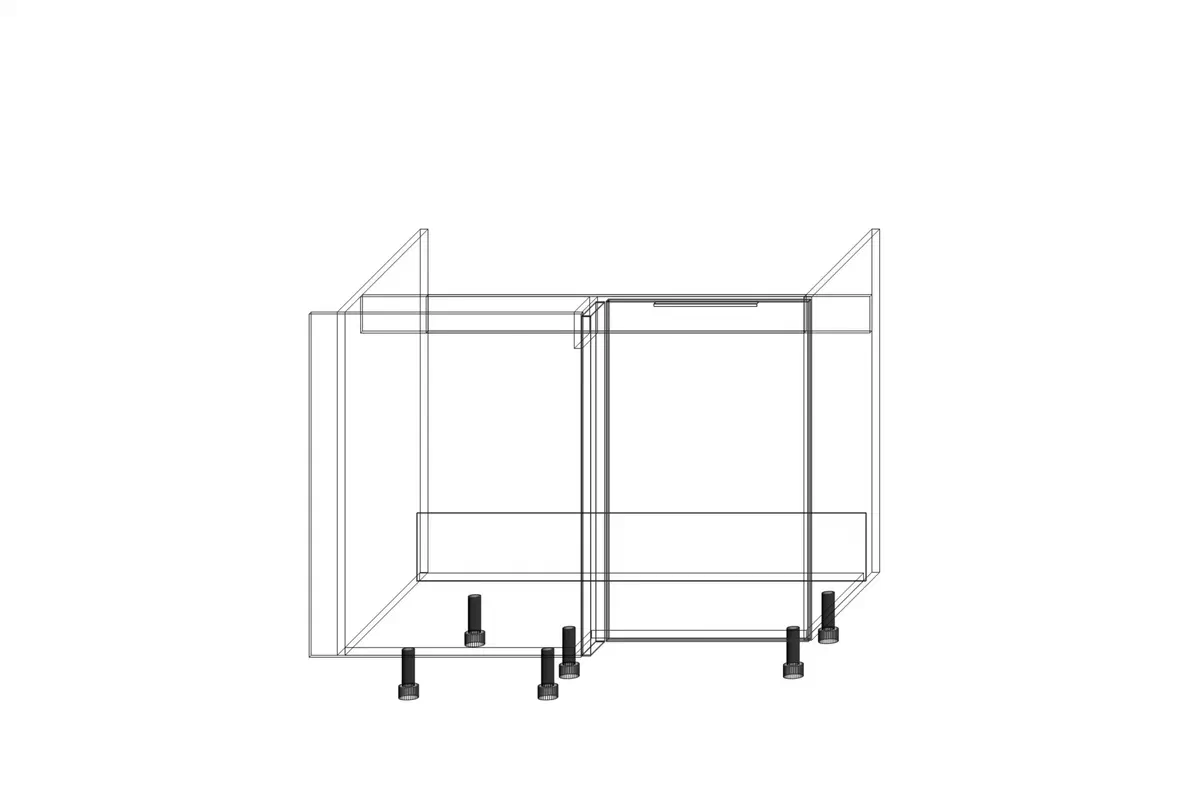 KAMMONO F11 DRZ100x70 - Skrinka Kuchynská rohová pod zabudowe zlewu KAMMONO F11 DRZ100x70 - Skrinka Kuchynská rohová pod zabudowe zlewu