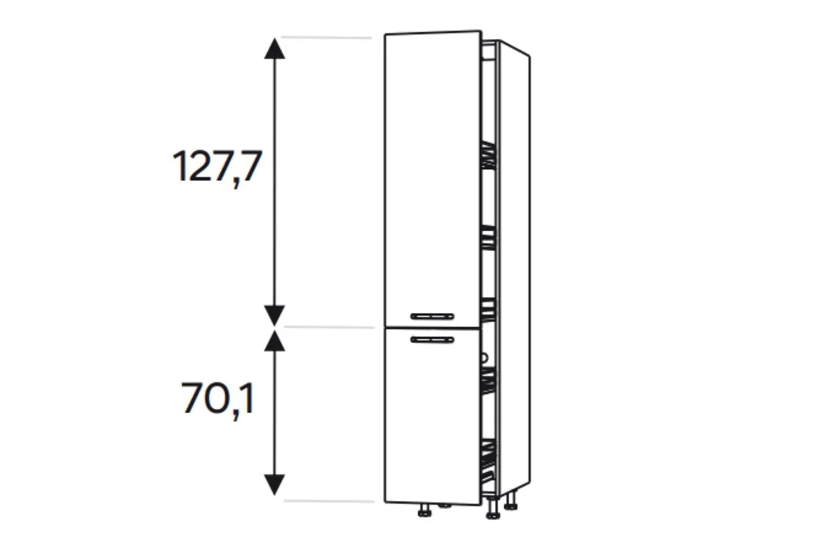 KAMMONO F11 SCMAX30/71 - regál Kuchynský  s košíkom CARGO KAMMONO F11 SCMAX30/71 - regál Kuchynský  s košíkom CARGO