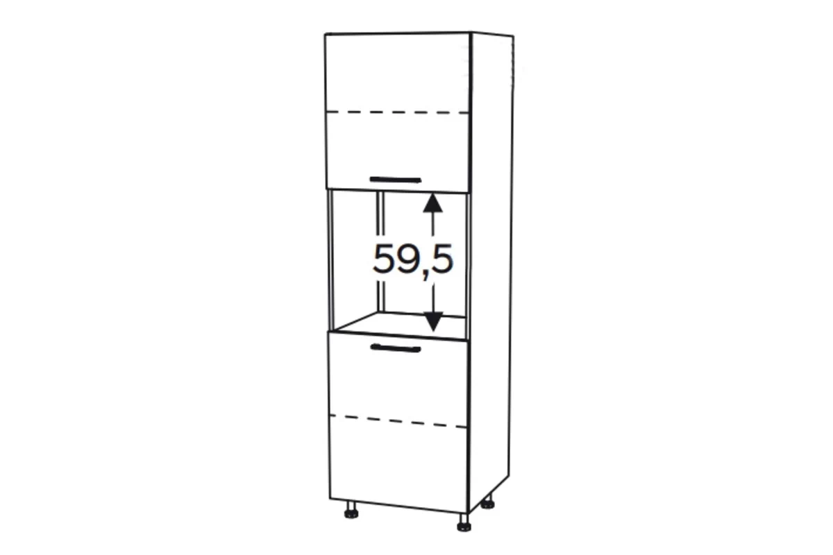 KAMMONO F11 SDP60 - regál kuchenny do zabudowy piekarnika KAMMONO F11 SDP60 - regál kuchenny do zabudowy piekarnika