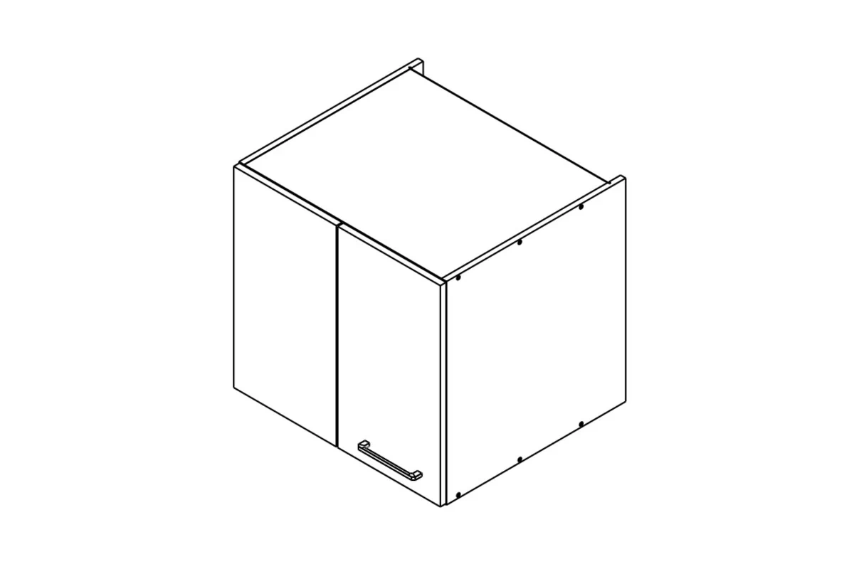 Skříňka kuchyňská závěsná Kammono F11 SNPR65/61 do uzupelnienia zabudowy naroznej KAMMONO F11 SNPR65/61 - Skříňka závěsná do uzupelnienia zabudowy naroznej