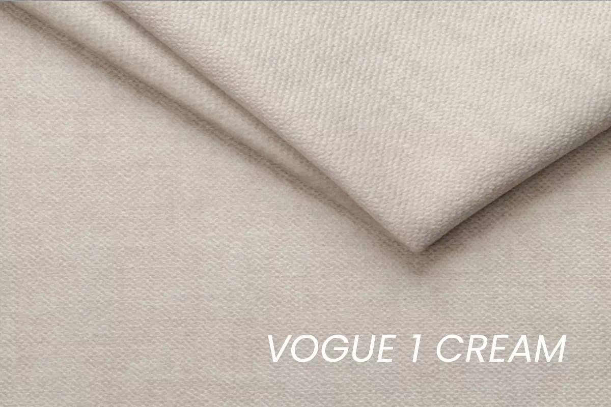 Canapea Luzano extensibilă - crem Vogue 1 Canapea z funkcja de dormit Luzano - cremă catifea Vogue 1