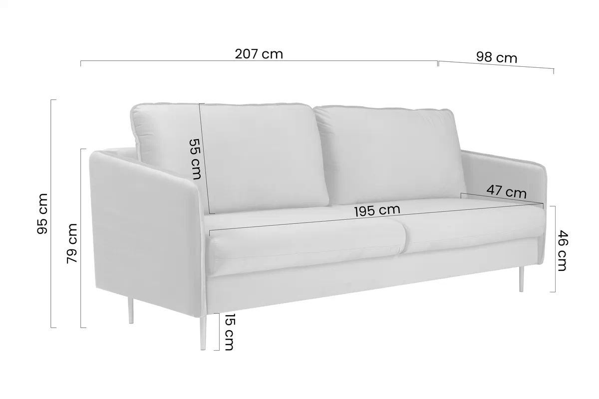 Gauč rozkládací Taila - Loft 01, zlaté nožičky Pohovka rozkládací Taila - béžová plecionka Loft 01, zlote Nohy