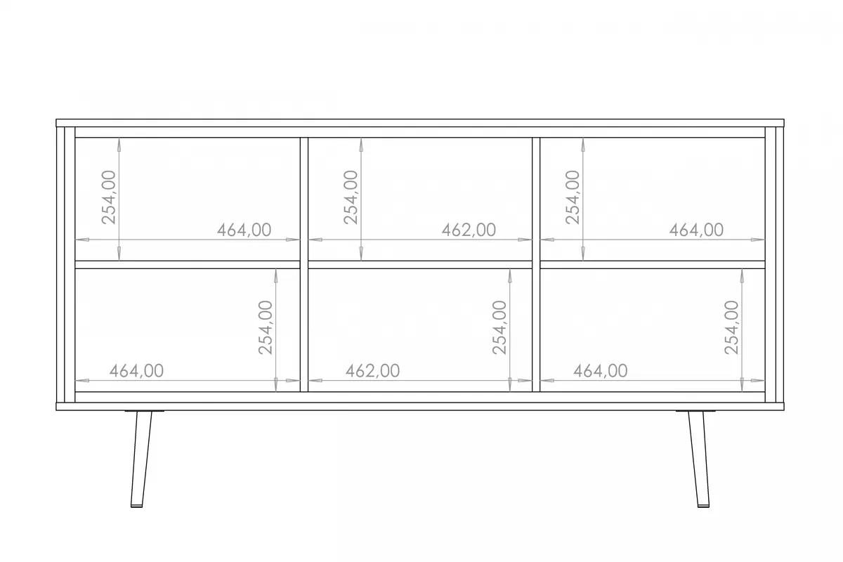 Komoda do obývacej izby Unili 150 cm - kašmír / zlaté Komoda do obývacej izby Unili 150 cm - kašmír / zlaté