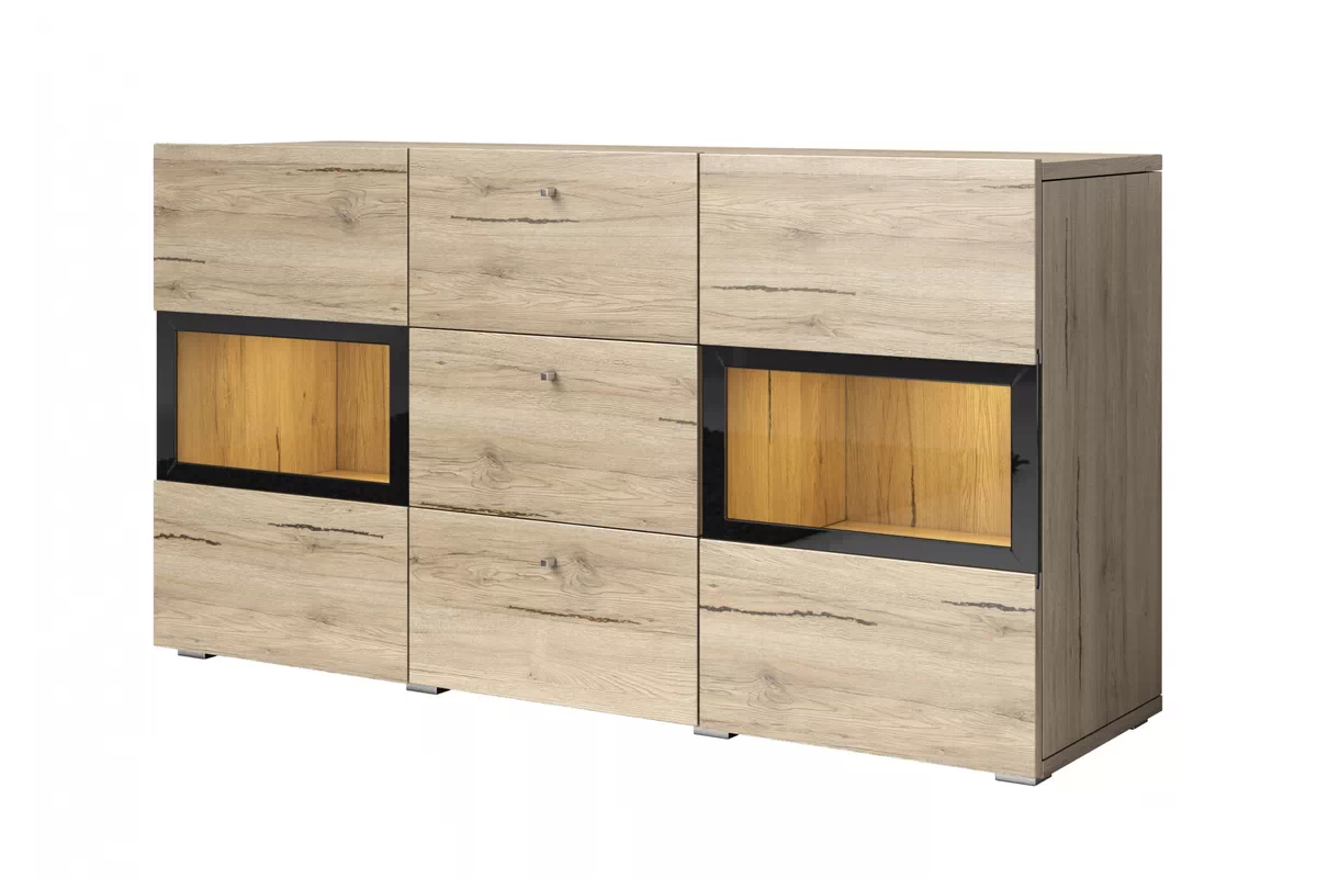 Komoda se zásuvkami Baros 132 cm - san remo světlý Komoda se zásuvkami Baros 26 - 132 cm - san remo světlý