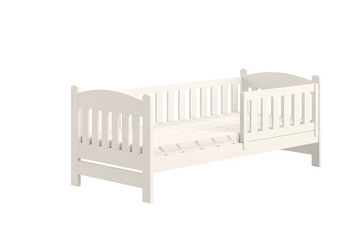 Detská posteľ Alvins DP 002 so zásuvkami - 70x140 cm - biela Posteľ dzieciece drevená Alvins so zásuvkami - 70x140 / Biely