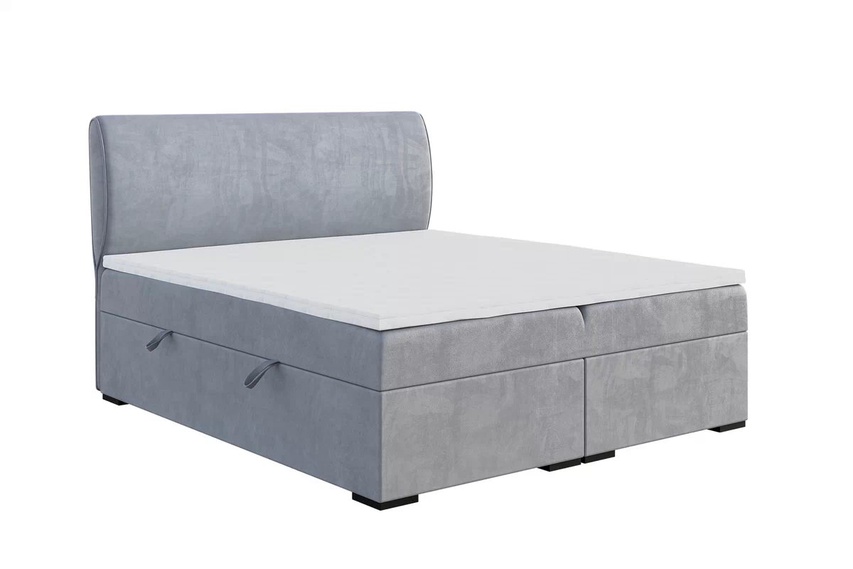 Boxspring postel s úložním prostorem Lunara - 140x200 Boxspring postel s úložním prostorem Lanara - 140x200 