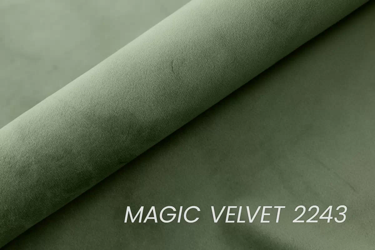 Posteľ čalouněné Misel 140x200 - Zelený zamat Magic Velvet 2243 / nožičky čierny  Posteľ čalouněné Misel 140x200 - Zelený zamat Magic Velvet 2243 / nožičky čierny 