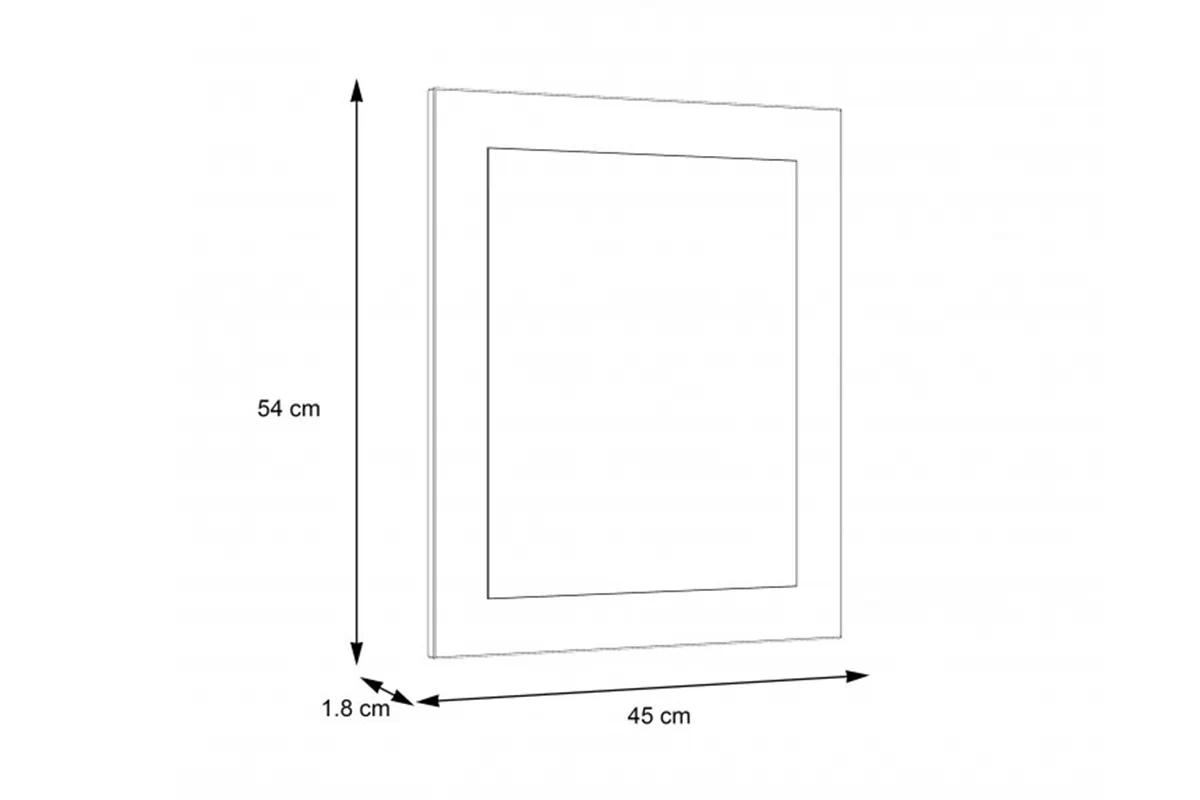 Zrcadlo Dalate 45 cm - Dub catania Zrcadlo Dalate 45 cm - Dub catania 