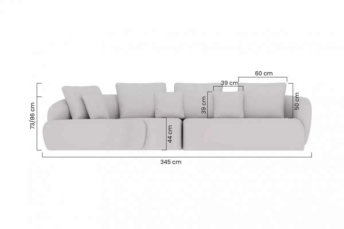 Colțar extensibil pentru living Finezal 2P+C+OTL, stânga - bej, țesătură szenil Tender Way 04 Naroznik stânga pentru camera de zi Finezal 2P+C+OTL - închis bej szenil Tender Way 04 