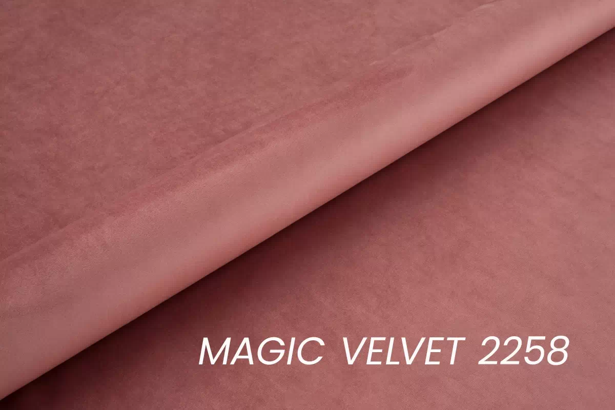 Rozkladacia rohová sedacia súprava Belavio U ľavá - ružová Magic Velvet 2258 Rohová sedacia súprava s funkciou spania Belavio U Ľavá strana - Ružová zamat Magic Velvet 2258