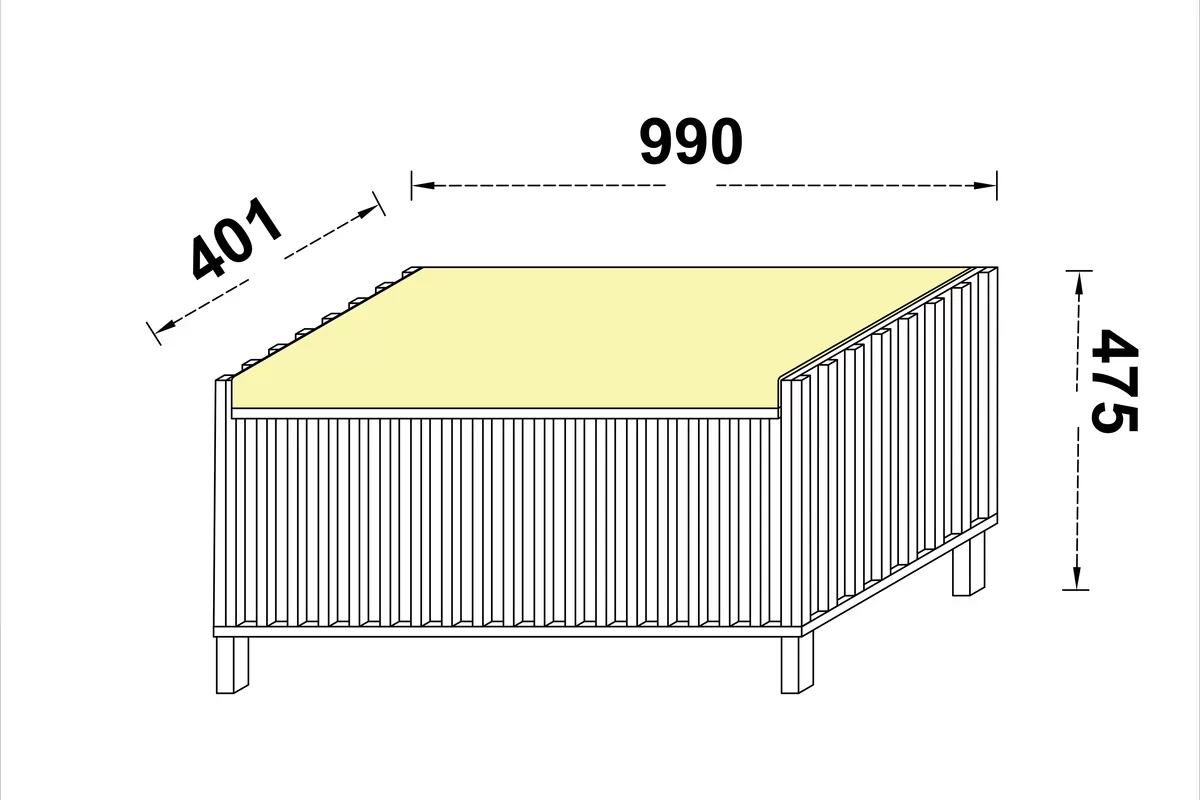 Taburet do předsíně Tonis 99 cm - černý mat Taburet do przedpokojuTonis 99 cm - černá mat