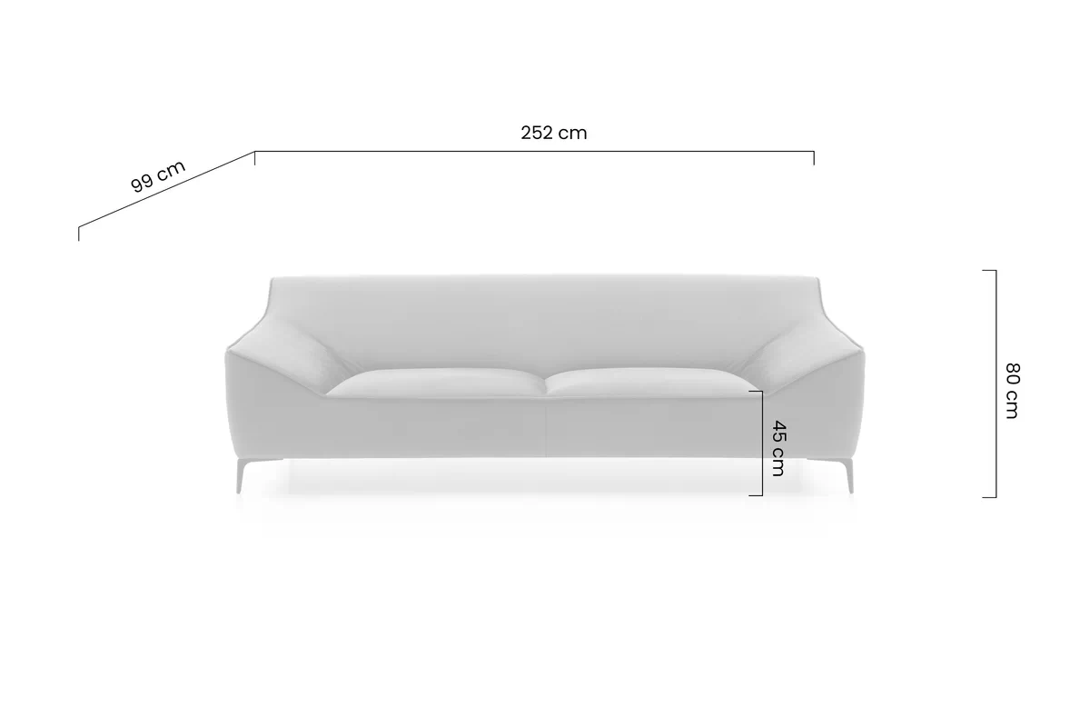 Pohovka pre tri osoby Austin 3 Pohovka wypoczynkowa Austin trojmiestna