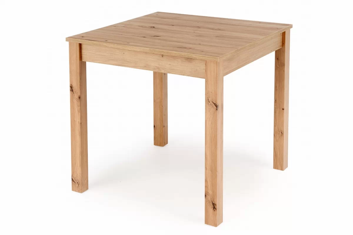 Štvorcový Stôl Tanro 80x80 cm - Dub artisan 