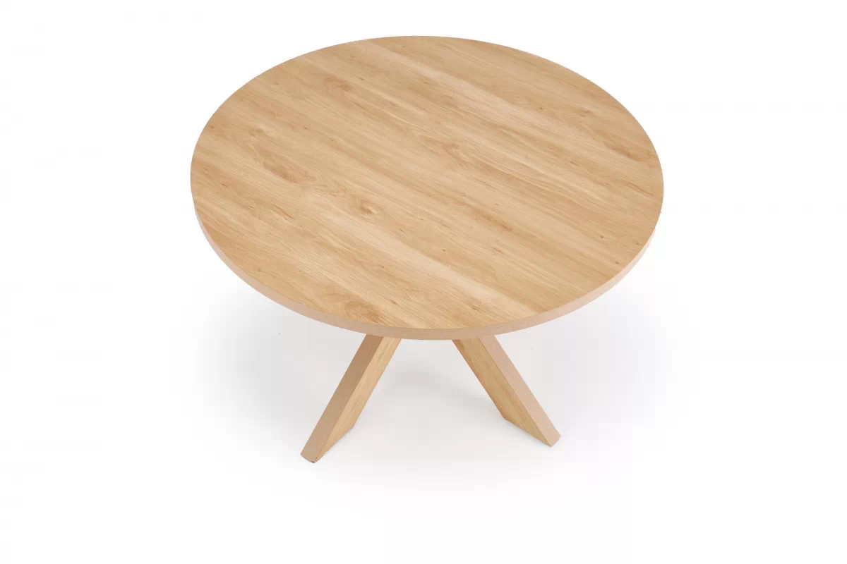 Kulatý jídelní stůl Orleno - 120x75 cm - dub natural Stůl okragly Orleno 120 x 75 cm - dub přírodní 