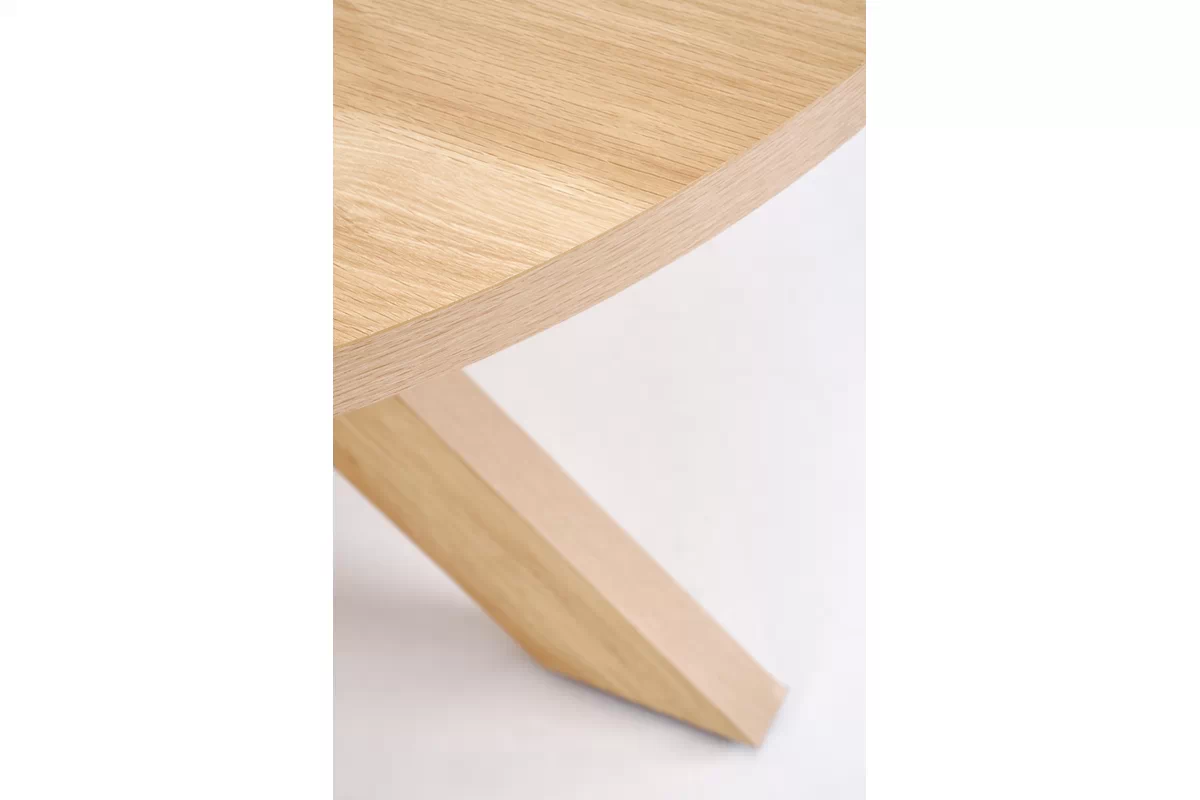 Kulatý jídelní stůl Orleno - 120x75 cm - dub natural Stůl okragly Orleno 120 x 75 cm - dub přírodní 