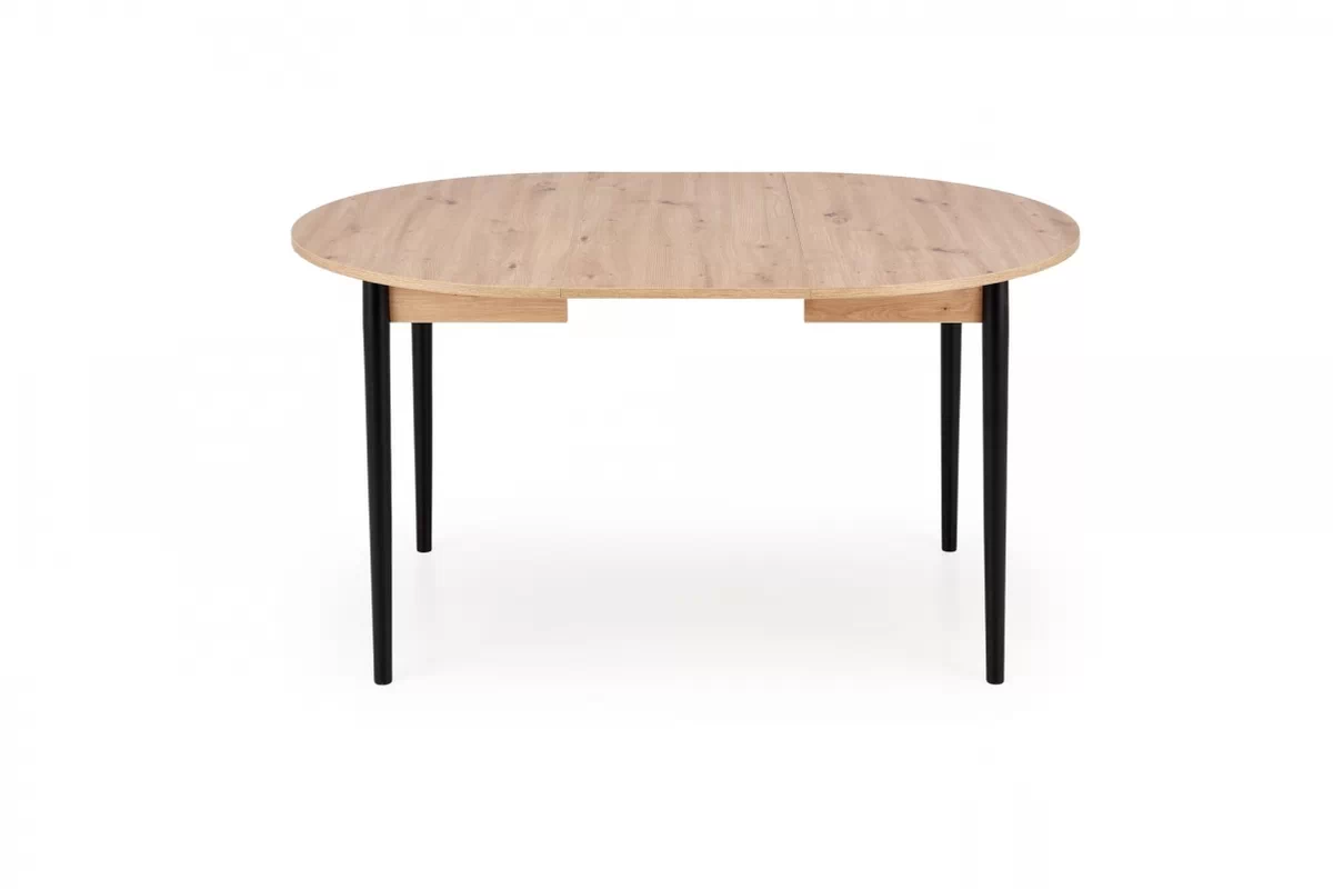 Rozkládací jídelní stůl Elaris - 102-142x102 cm - dub artisan / černé nohy Stůl rozkladany Elaris 102-142x102 cm dub artisan / Nohy černá