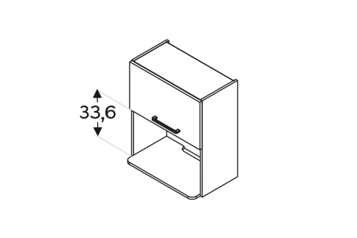 Skrinka Kuchynská závesná Kammono F11 WOM60/71 pod zabudowe mikrofalowki wolnostojacej Skrinka Kuchynská závesná Kammono F11 WOM60/71 pod zabudowe mikrofalowki wolnostojacej