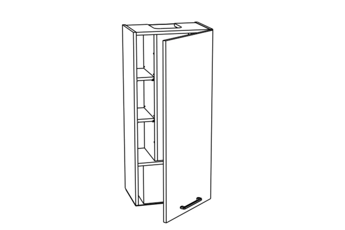 Závěsná kuchyňská digestořová skříňka Kammono F11 WP4C45.1/100 pro zabudování nad indukční desku Skříňka kuchyňská závěsná Kammono F11 WP4C45.1/100 digestořová do zabudowy nad plyta indukcyjna