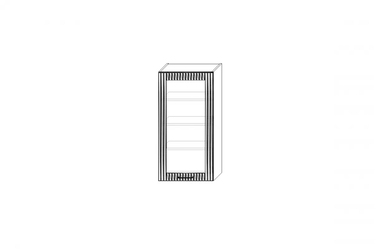 Skrinka Kuchynská závesná Kammono F11 WW50.1/100 jednodverová s presklením Skrinka Kuchynská závesná Kammono F11 WW50.1/100 jednodverová s presklením