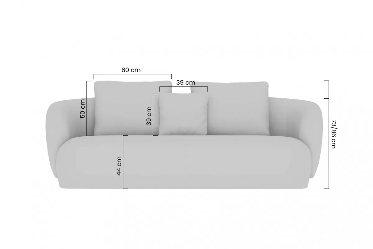 Set mobilier relaxare Finezal canapea 3 locuri + fotoliu rotativ - stofă șenil bej închis Tender Way 04 Complet wypoczynkowy Canapea Finezal 3-os + fotel obrotowy - închis bej szenil Tender Way 04