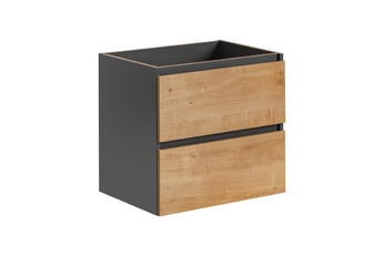 Skříňka pod umývadlo 60 cm Monako Grey Oak 820 - Diamantový šedý / dub Hamilton