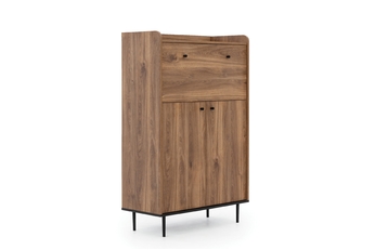 Komoda Kastelio 90 cm dvoudveřová s barem - brandy castello