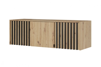 Nadstavec do Skrine Neria 155 cm - Dub artisan / Čierny
