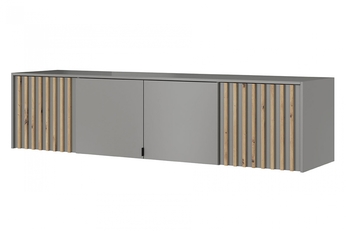 Nadstavec do Skrine Neria 206 cm - šedá / dub artisan