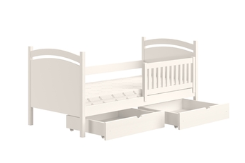 Posteľ dzieciece Amely 90x200 z tablica suchoscieralna - Biely 