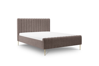 Posteľ do  spálňa  Nicole 180x200 - Hnedá boucle Catch Me 03 / nožičky zlote  Posteľ do  spálňa  Nicole 180x200 - Hnedá boucle Catch Me 03 / nožičky zlote