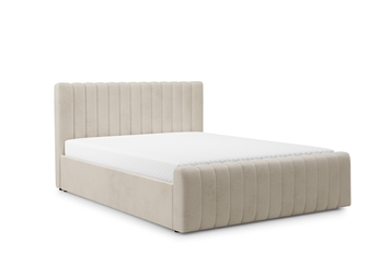 Posteľ čalúnená Nicole 160x200 S vnútorným úložným priestorom- béžový šenil Perfect harmony 07