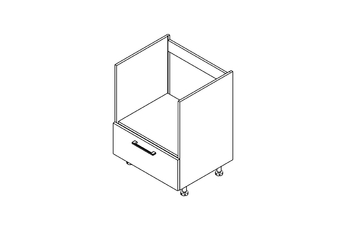 KAMMONO M4 DPKSS60 - Skrinka pod zabudowe kompaktowego piekarnika z szuflada Starmotion Slim KAMMONO M4 DPKSS60 - Skrinka pod zabudowe kompaktowego piekarnika z szuflada Starmotion Slim