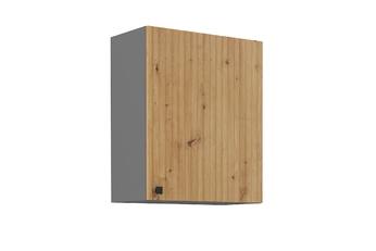 Skříňka závěsná kuchyňská Lesis 60 G-72 1F - Dub artisan lamel / Antracytová
