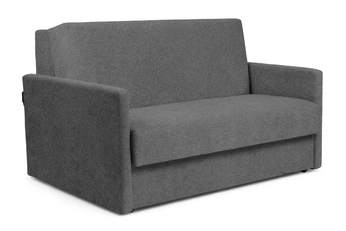 Pohovka Amerika Jolka 140 rozkladana - šedá plecionka Flash 17 