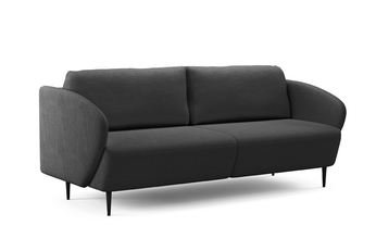 Pohovka rozkládací Naolia - černá plecionka Magni 206.16 / černá nozki - Limitowana oferta Pohovka rozkládací Naolia - černá plecionka Magni 206.16 / černá nozki - Limitowana oferta