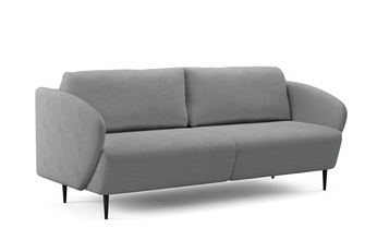 Pohovka rozkládací Naolia - popielata plecionka Magni 206.12 / černá nozki - Limitowana oferta Pohovka rozkládací Naolia - popielata plecionka Magni 206.12 / černá nozki - Limitowana oferta