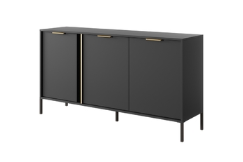 Comoda cu trei uși Interi 150 cm - antracyt 