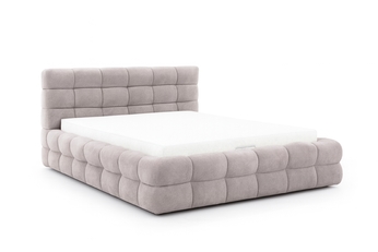 Postel pro ložnice Magnelio 180x200 - béžová potahová látka snadno čistitelný Maya 01  Postel pro ložnice Magnelio 180x200 - béžová potahová látka snadno čistitelný Maya 01