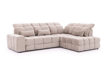 Rohová sedací souprava pravá Magnelio Prestige L z elektricky wysuwanym sedadlem - béžová šenil Perfect harmony 07 Rohová sedací souprava pravá Magnelio Prestige L z elektricky wysuwanym sedadlem - béžová šenil Perfect harmony 07