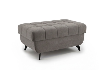 Taburet Elarias - hnědá Pletenina snadno čistitelný Zoya 05