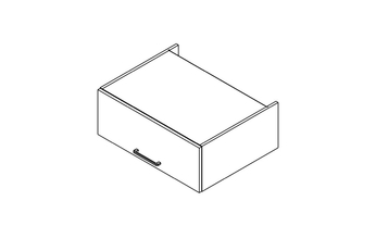 Skrinka Kuchynská závesná Kammono P2 SNO75/35N horná nad AGD